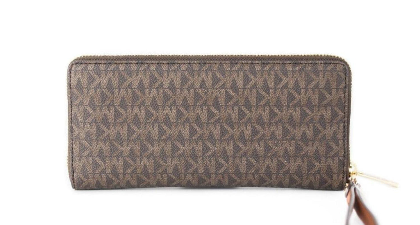 Michael Kors Jet Set Travel Large Signature Continental Wristlet Women's Wallet