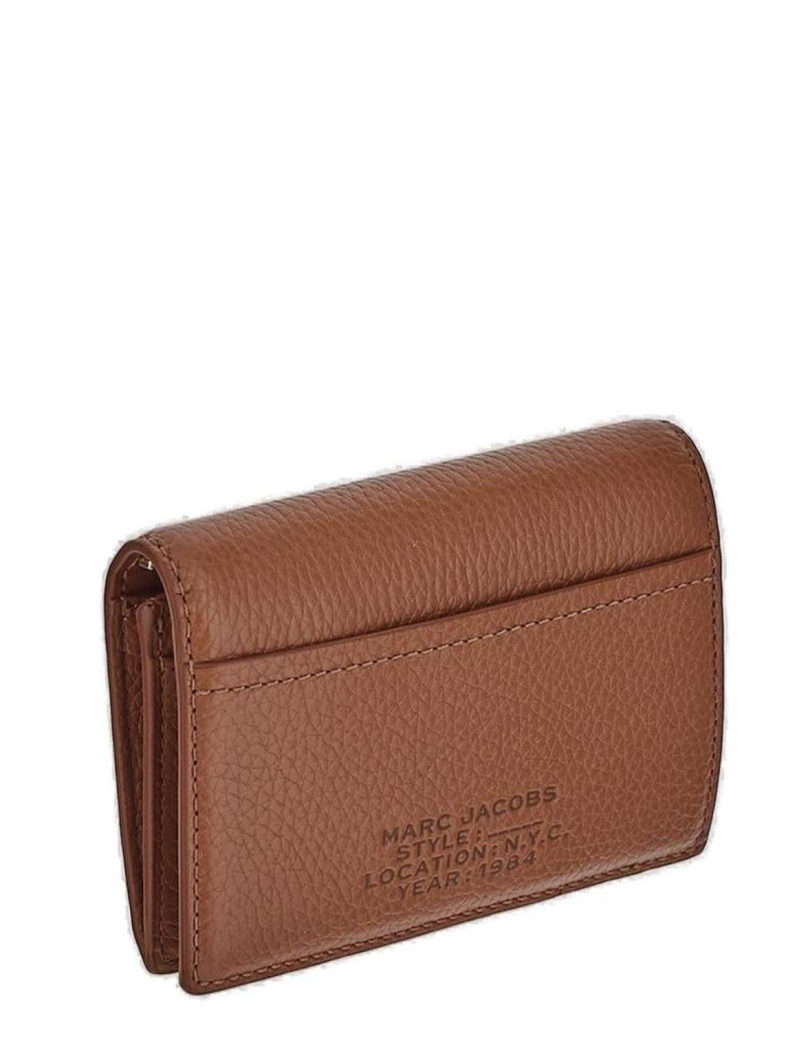 Marc Jacobs Logo Embossed Small Bifold Wallet