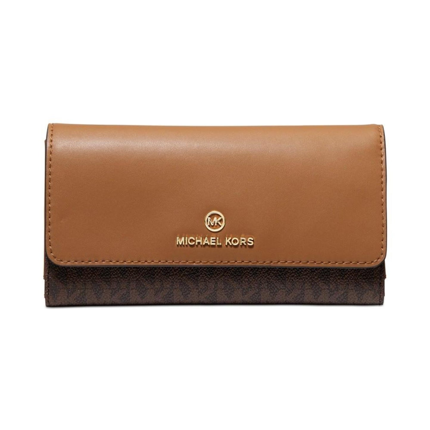 Logo Jet Set Charm Large Trifold Wallet