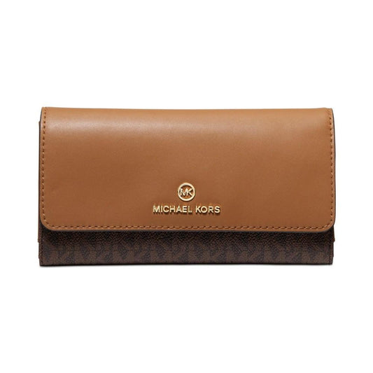 Logo Jet Set Charm Large Trifold Wallet