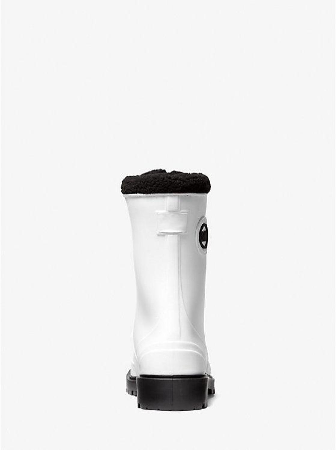 Montaigne Faux Shearling-Lined PVC Rain Boot