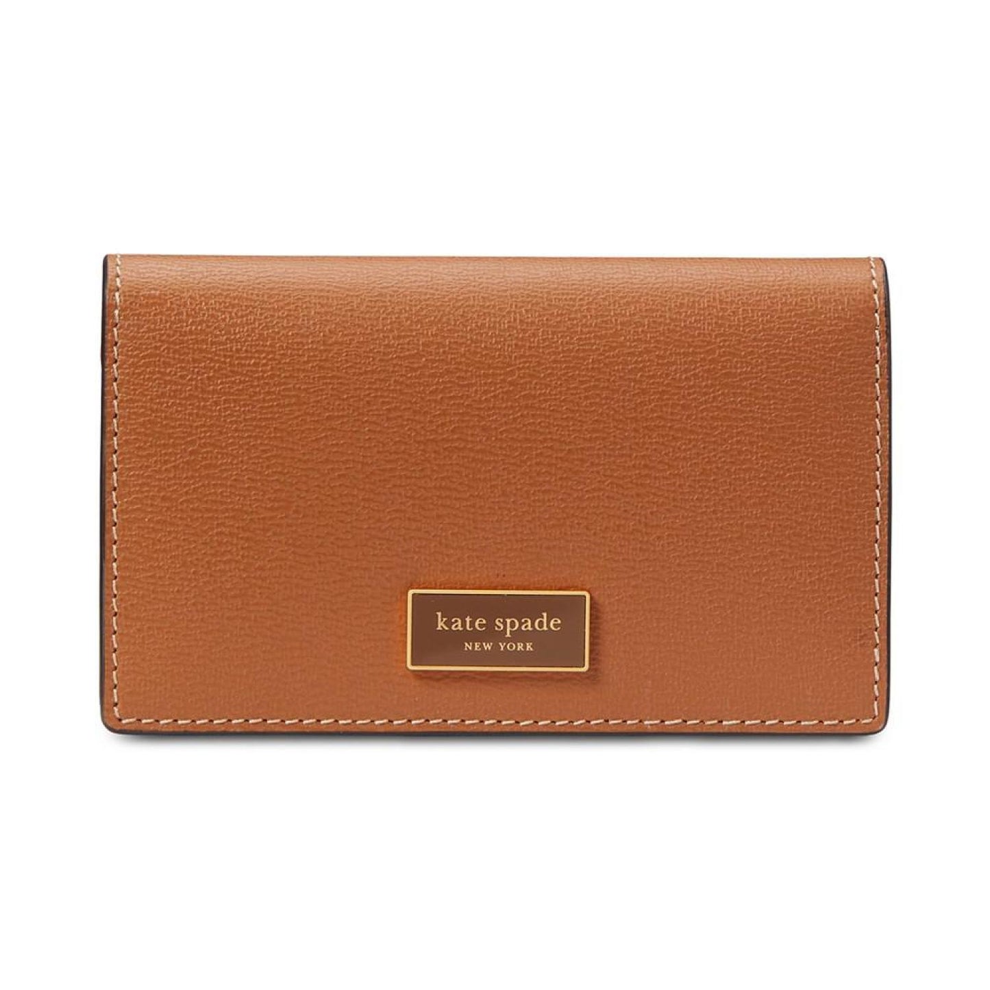 Katy Textured Leather Small Bifold Snap Wallet