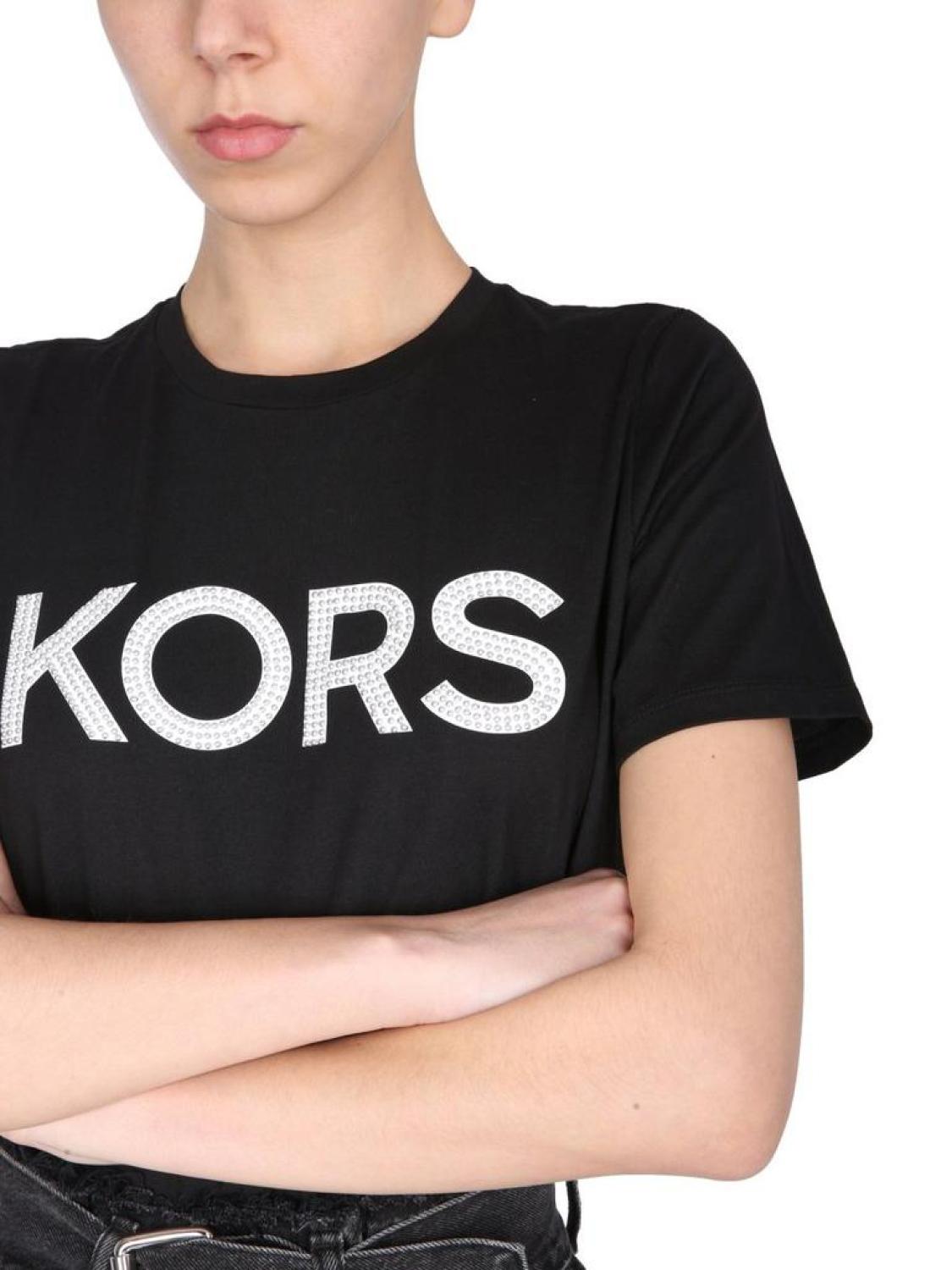 Michael Michael Kors Embellished Logo T-Shirt