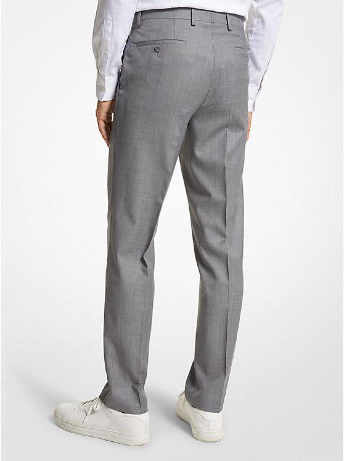 Modern-Fit Wool Blend Suit Pants