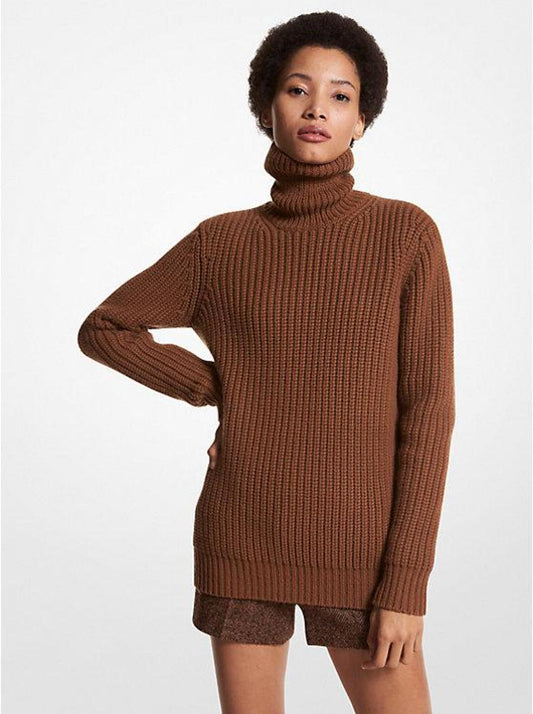 Corallina Cashmere Turtleneck Sweater