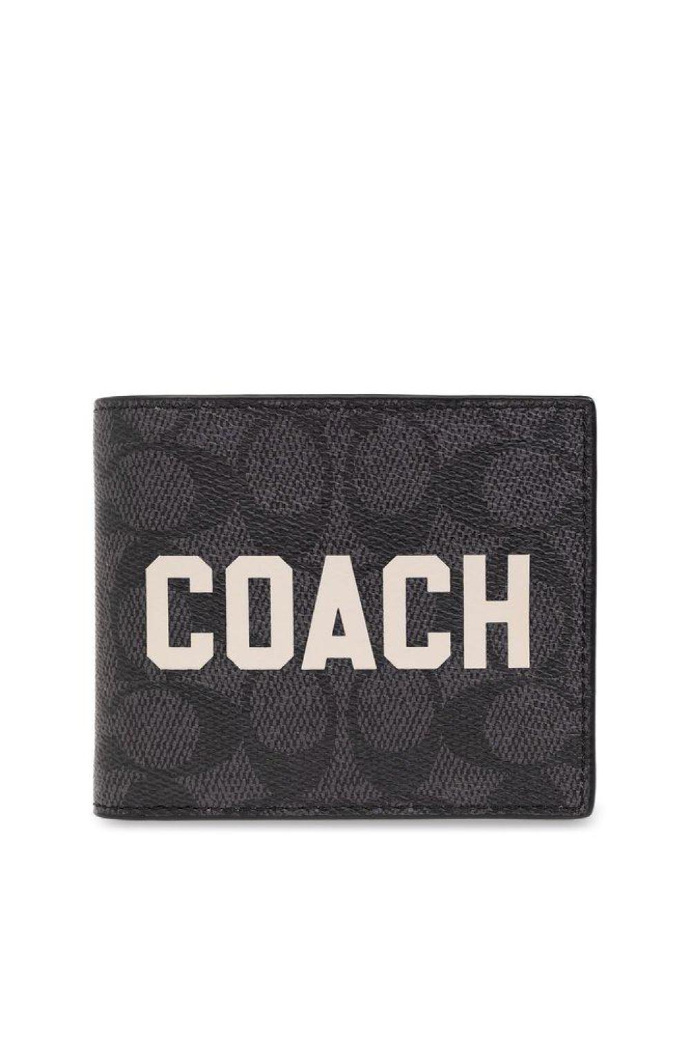Coach Monogrammed Logo Printed Bi-Fold Wallet