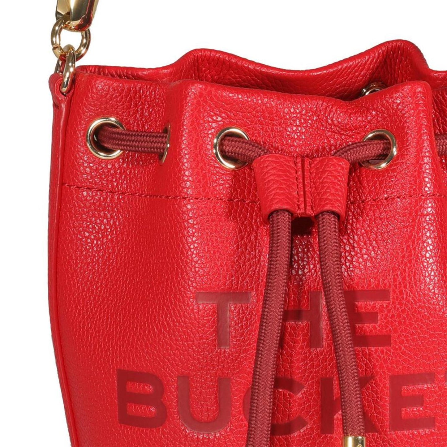 Marc Jacobs Logo Embossed Bucket Bag