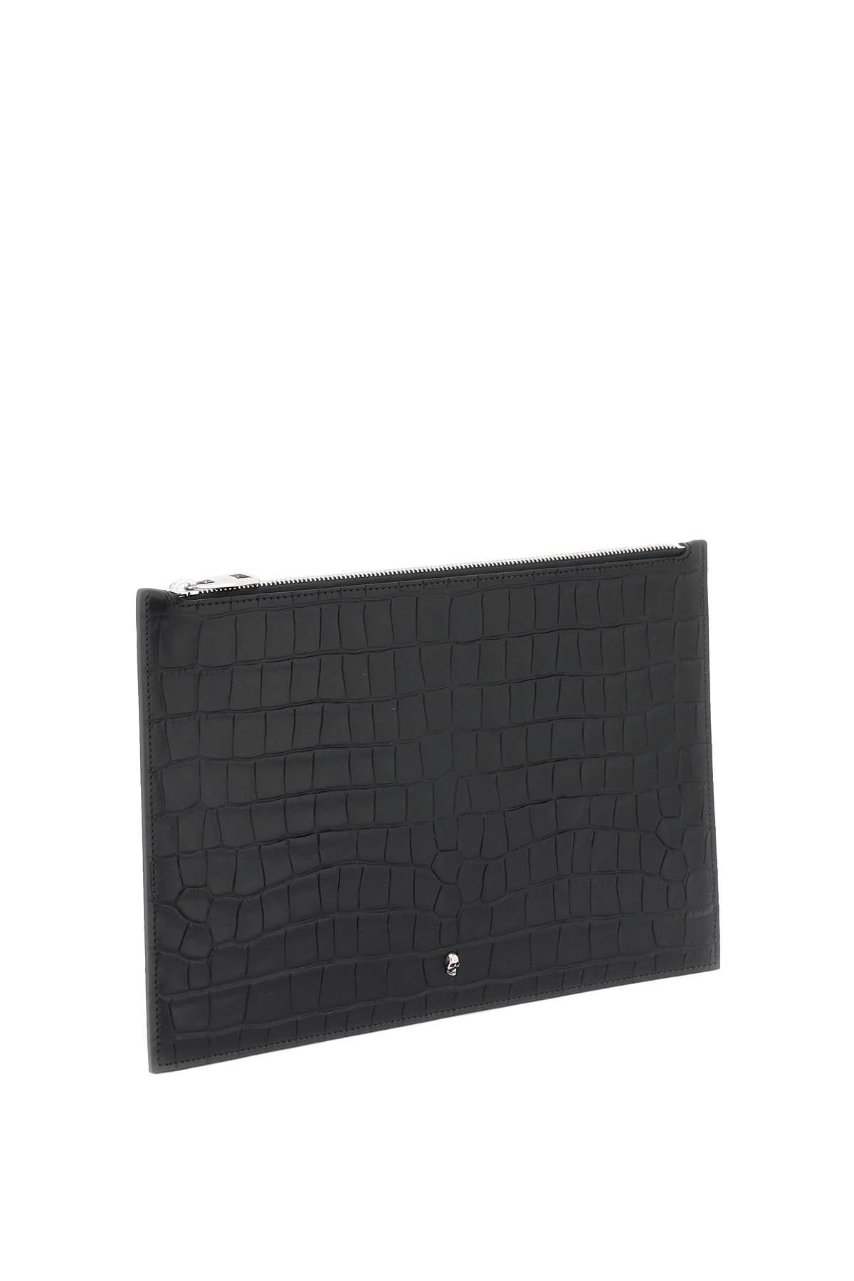 Alexander mcqueen leather flat pouch