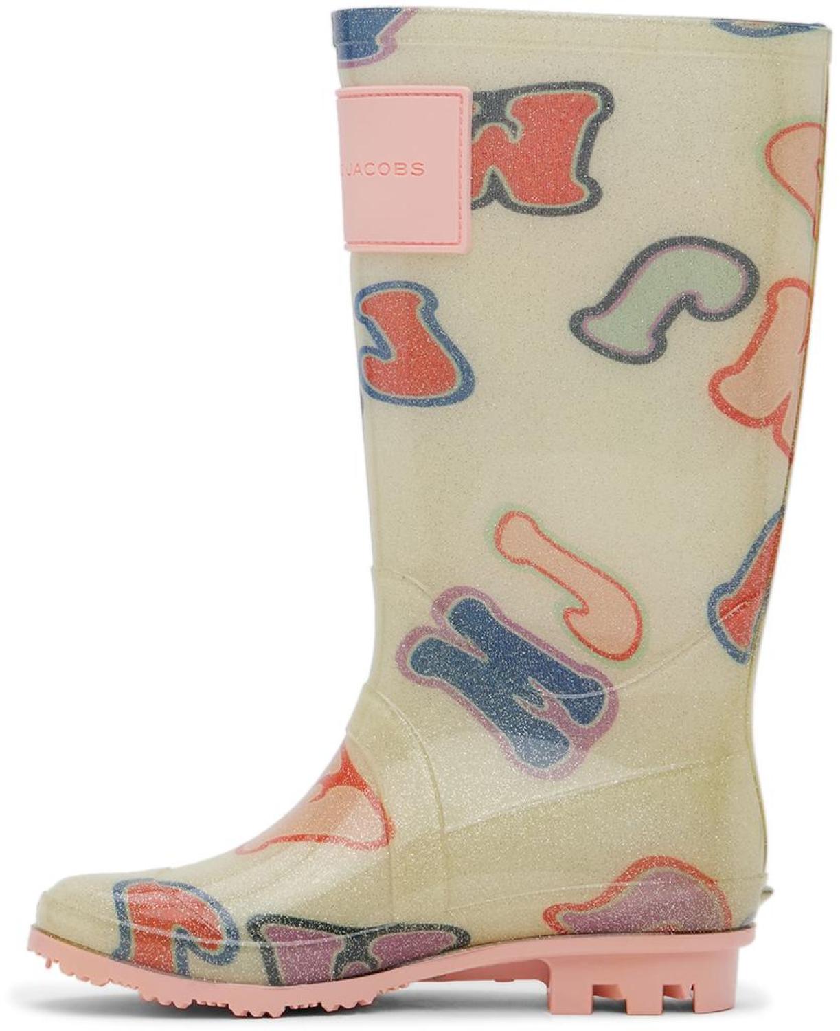 Kids Off-White Urban Jungle 'MJ' Rain Boots
