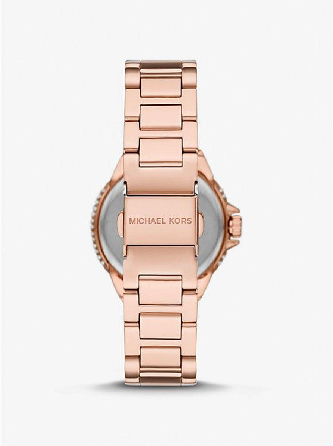 Mini Camille Pavé Rose Gold-Tone Watch