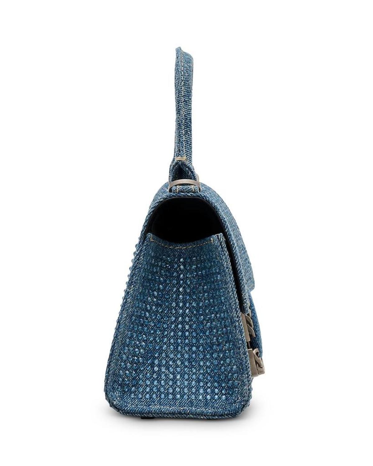 The Crystal Denim St. Marc Mini Top Handle