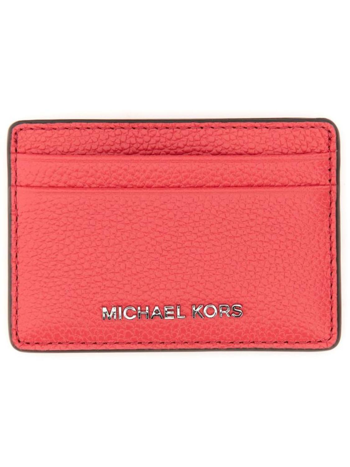 Michael Michael Kors Logo-Lettering Card Holder