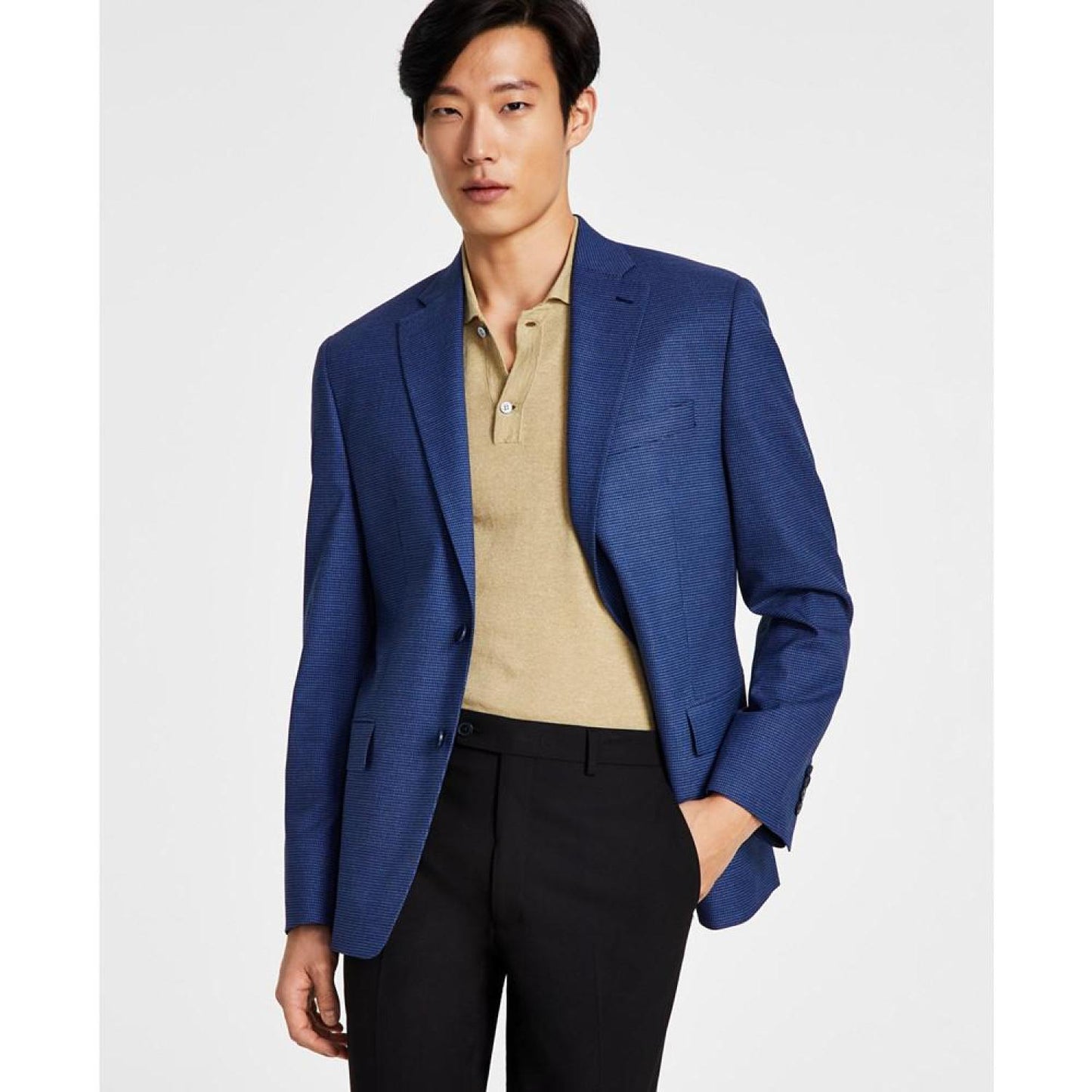 Men's Modern-Fit Plaid Sport Coat