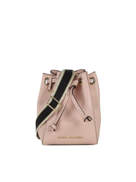 Marc Jacobs Logo Plaque Drawstring Bucket Bag