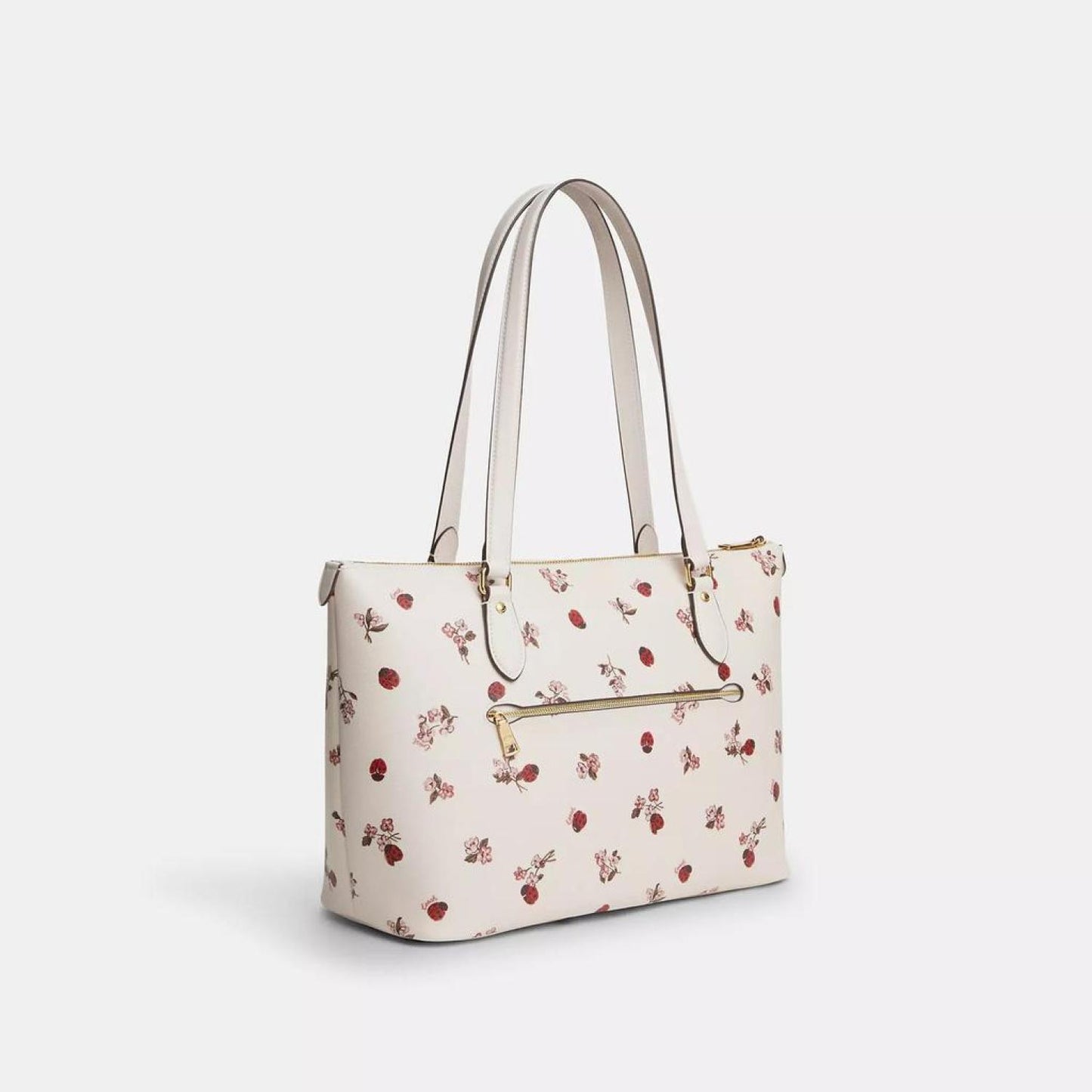Coach Outlet Gallery Tote With Ladybug Floral Print
