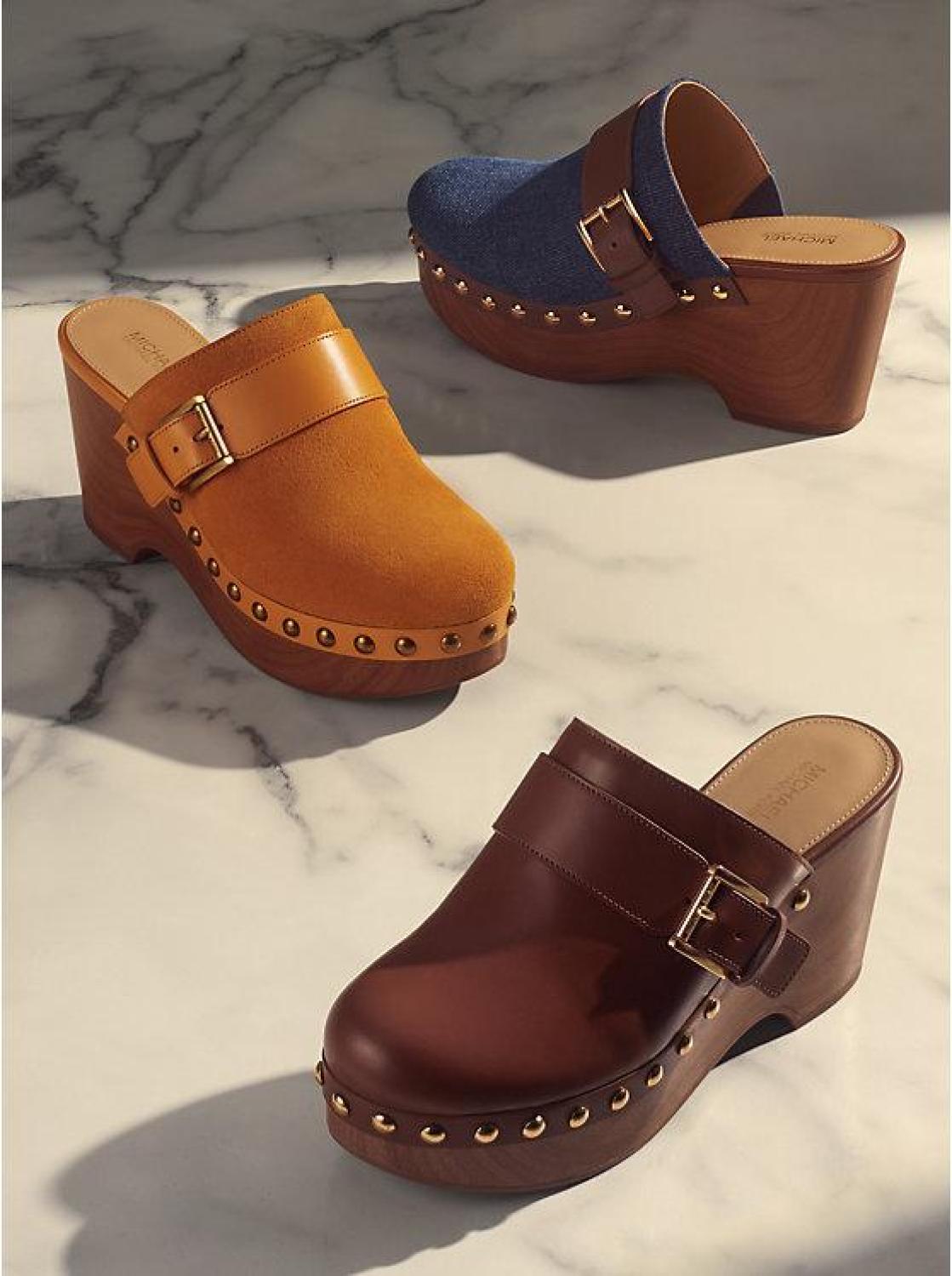 Rye Studded Suede Platform Clog