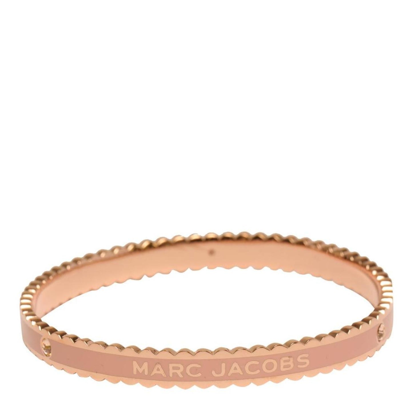 Marc Jacobs The Medallion Scalloped Logo Detailed Bracelet