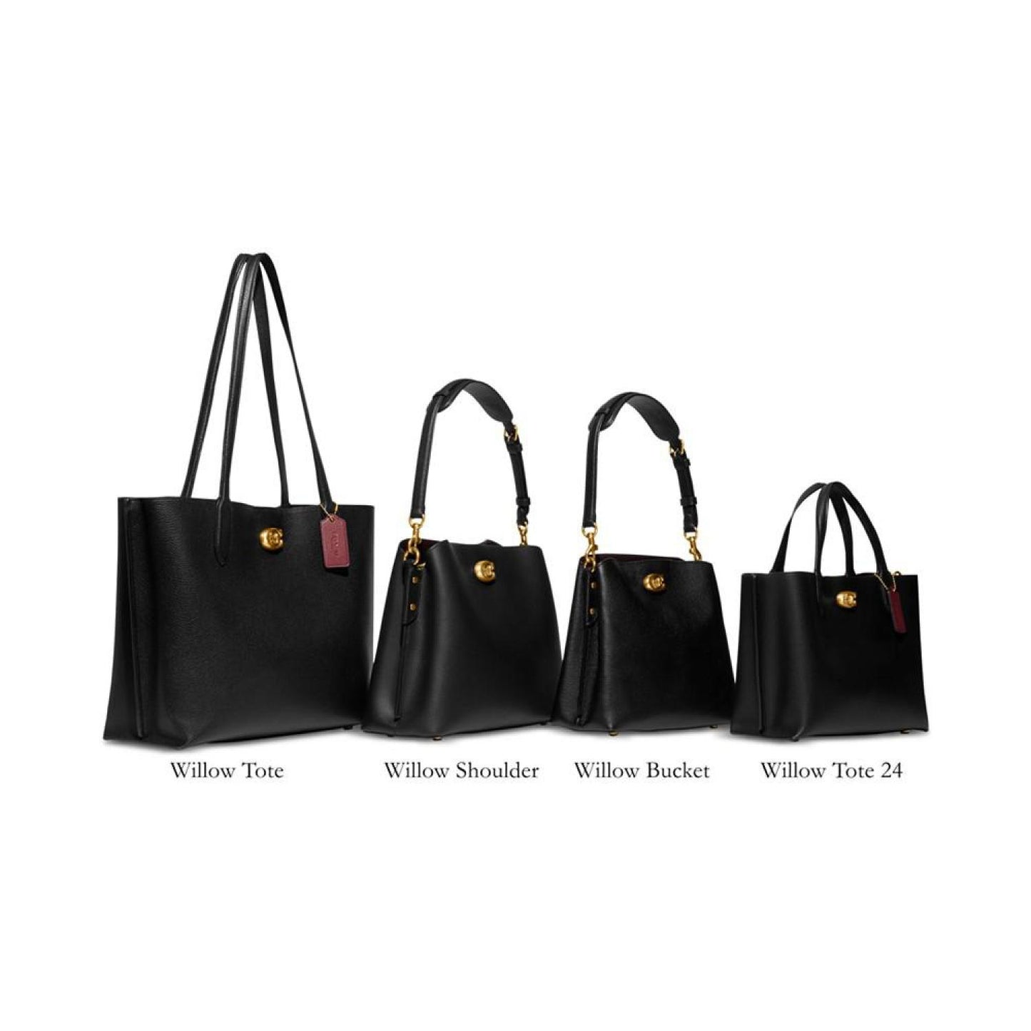 Pebble Leather Willow Shoulder Bag with Convertible Straps