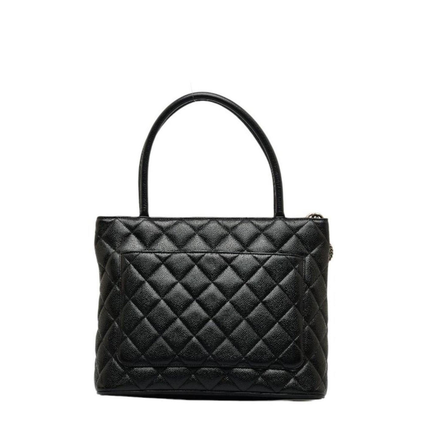 Chanel Medaillon Leather Tote Bag (Pre-Owned)