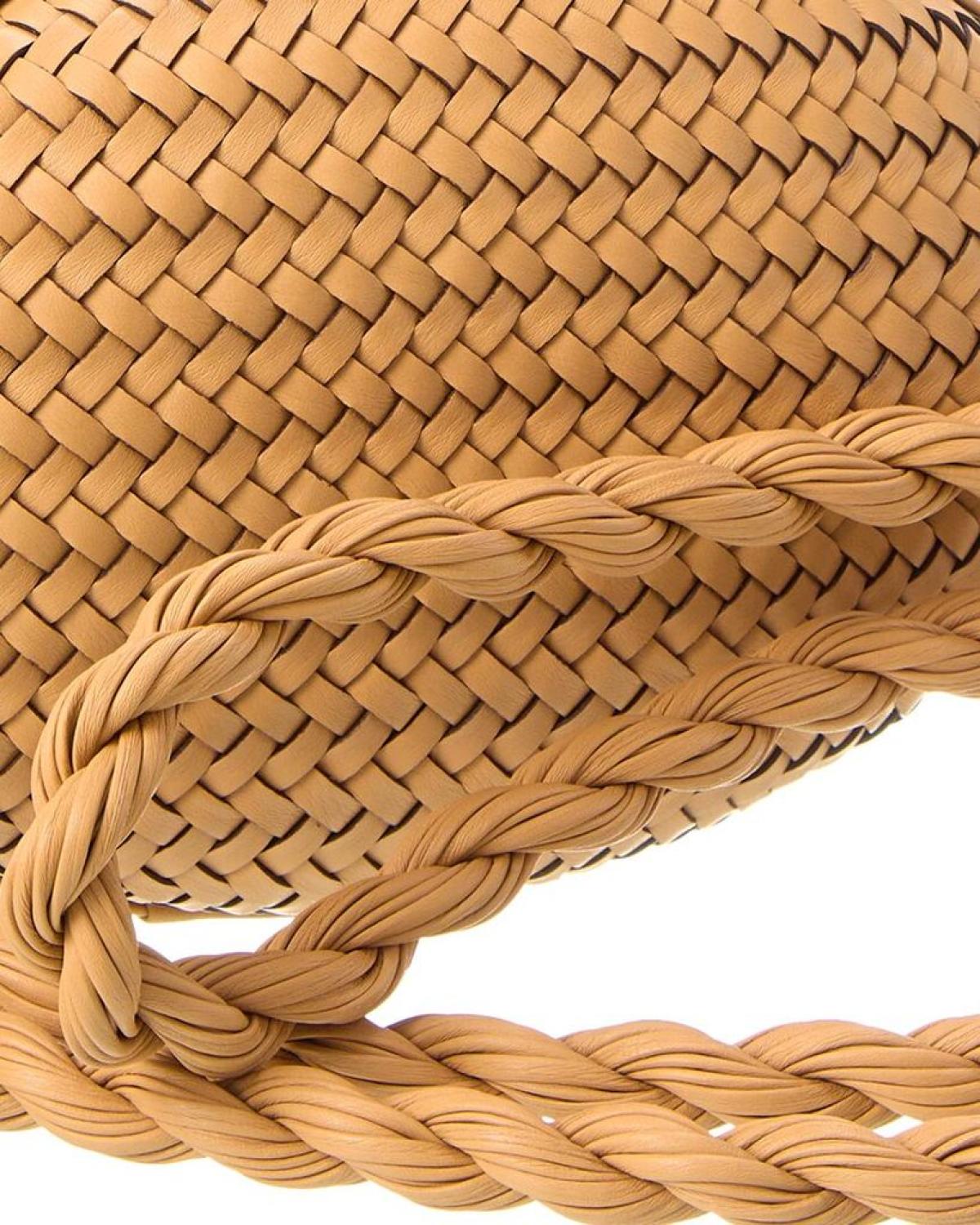 Michael Kors Woven Leather Minaudiere