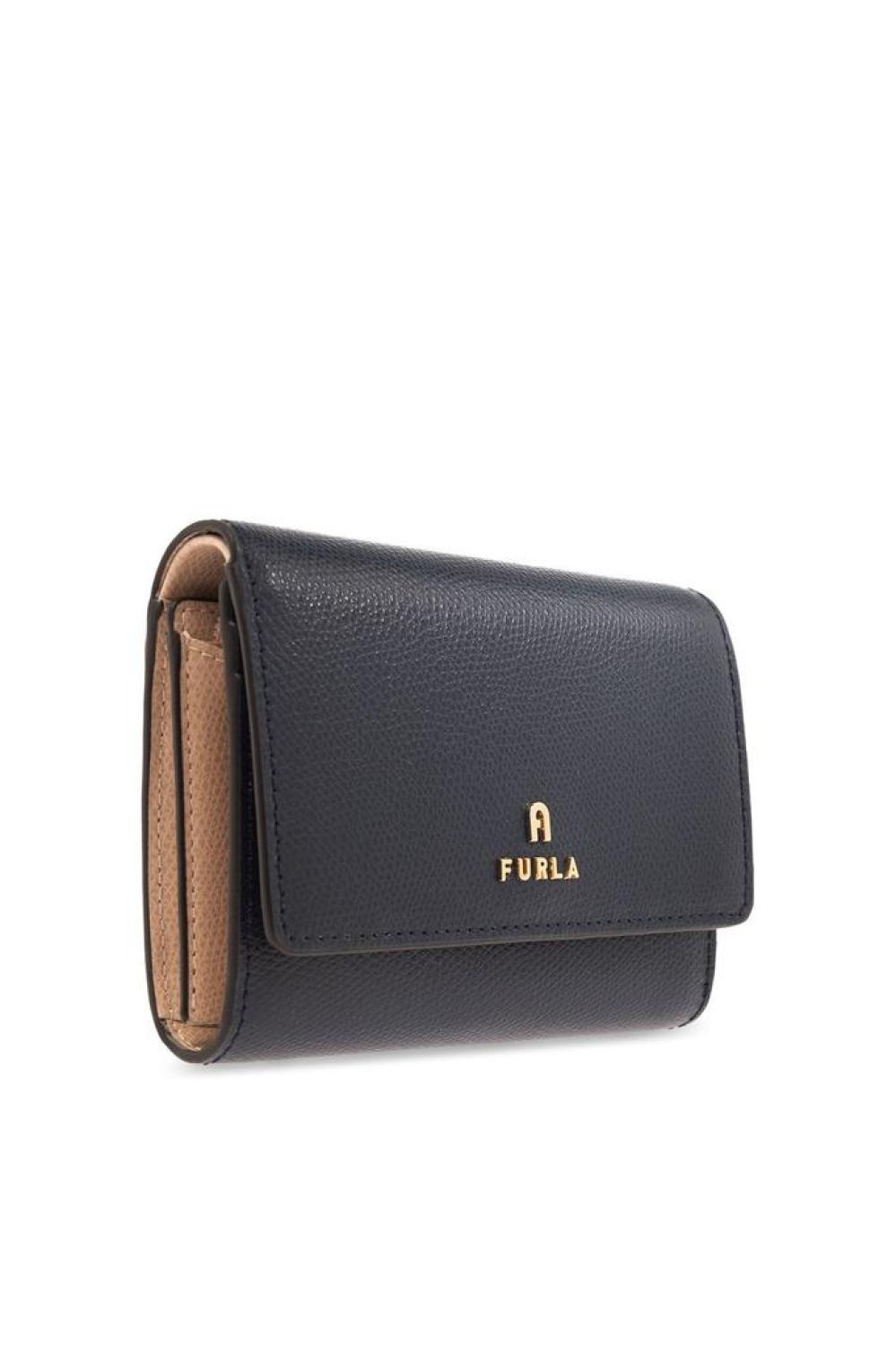 Furla Logo Plaque Snapped Wallet