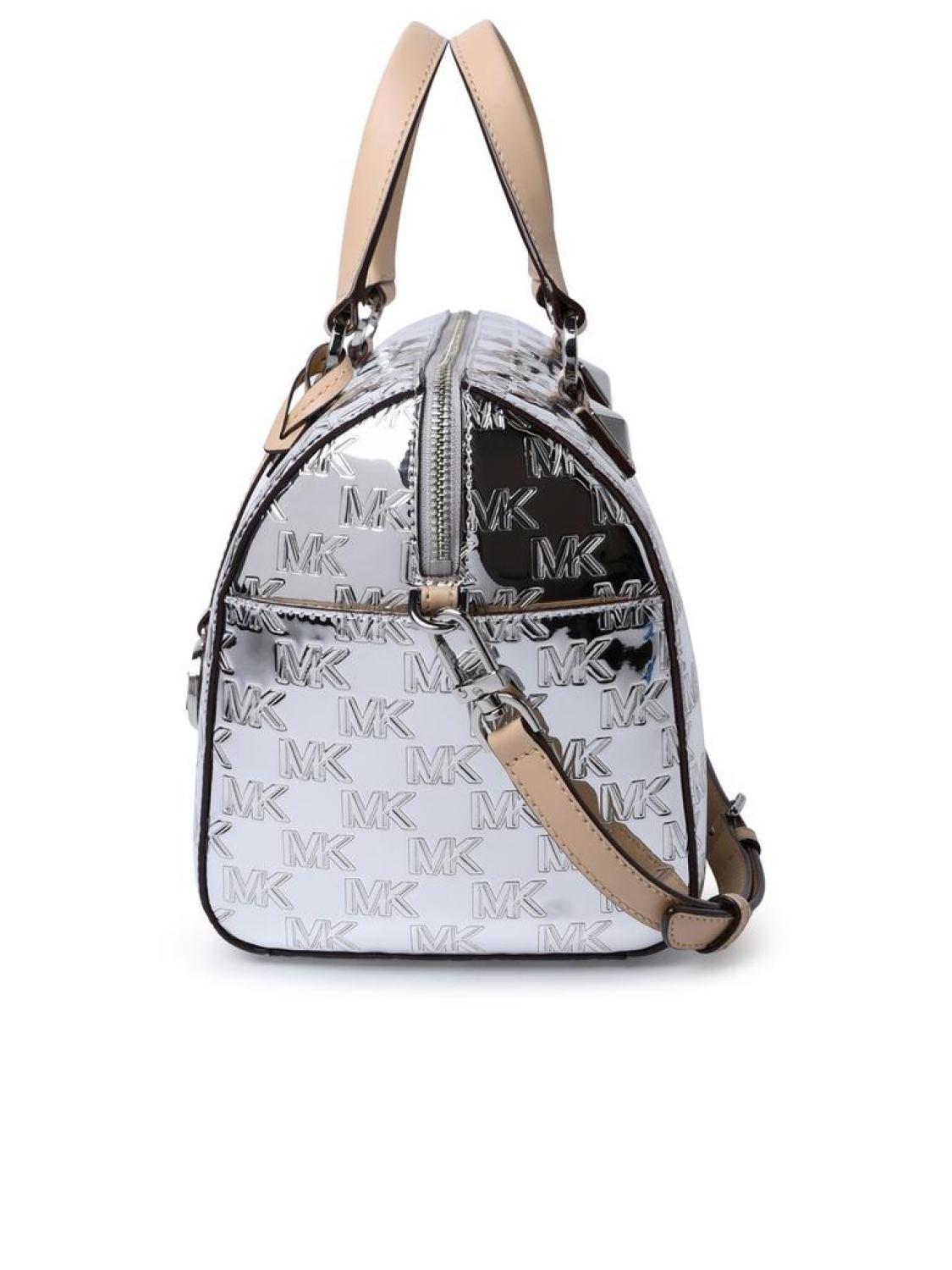 Michael Michael Kors Logo Embossed Grayson Tote Bag