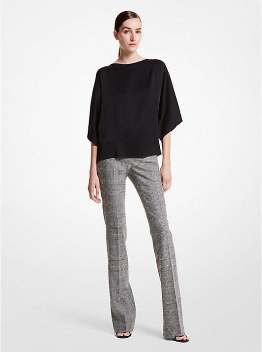 Nikki Satin Charmeuse Blouse