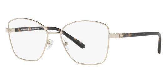 Michael Kors Women's MK3052-1014 Strasbourg 52mm Light Gold Opticals