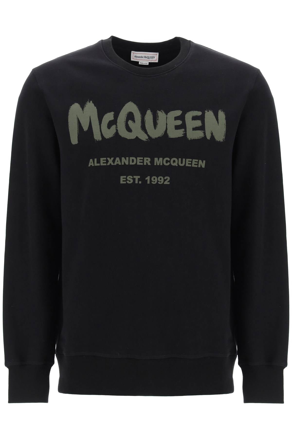 Alexander mcqueen mcqueen graffiti sweatshirt