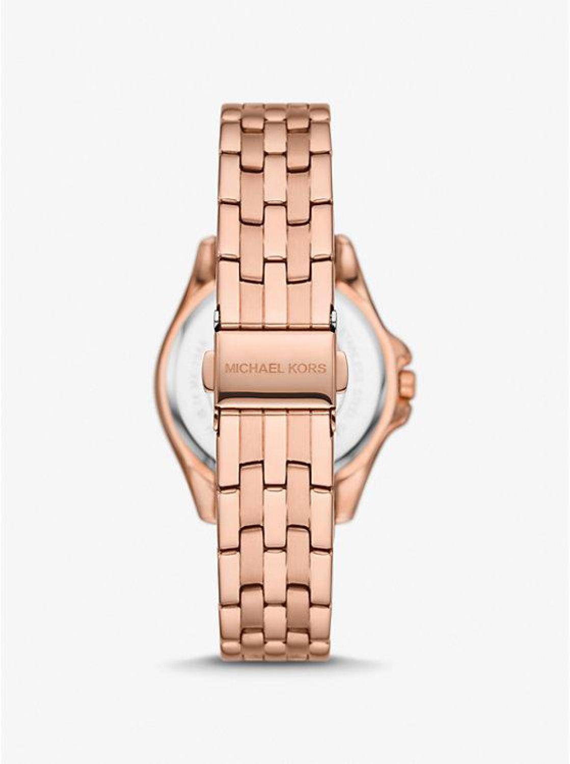 Mini Pilot Pavé Rose Gold-Tone Watch