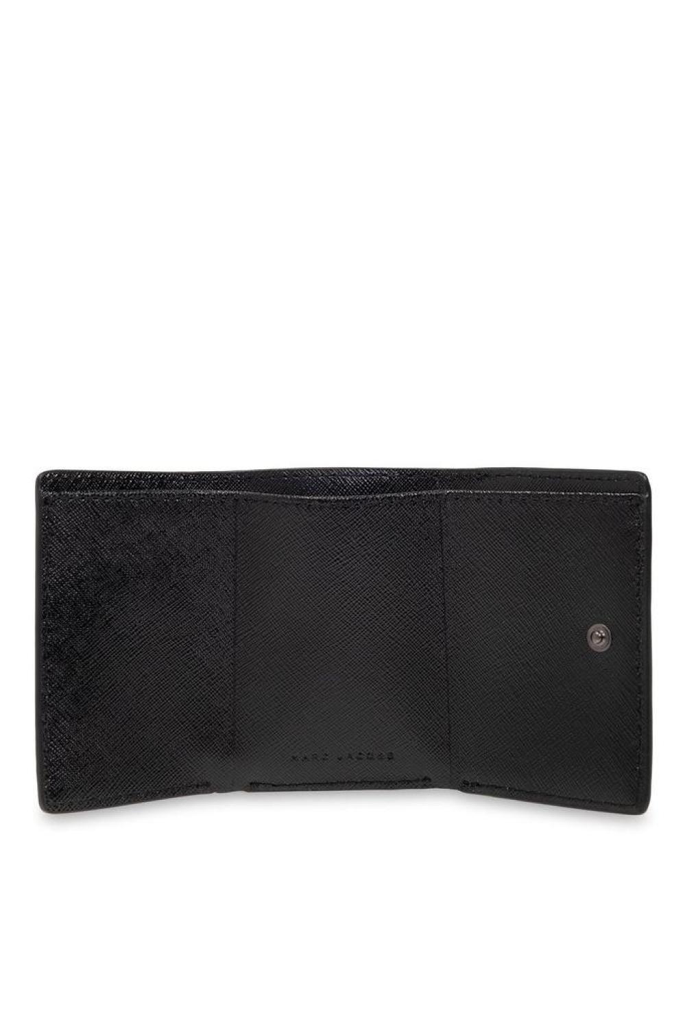 Marc Jacobs Logo Plaque Mini Trifold Wallet