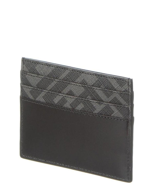 FENDI FF Squared Leather Card Holder