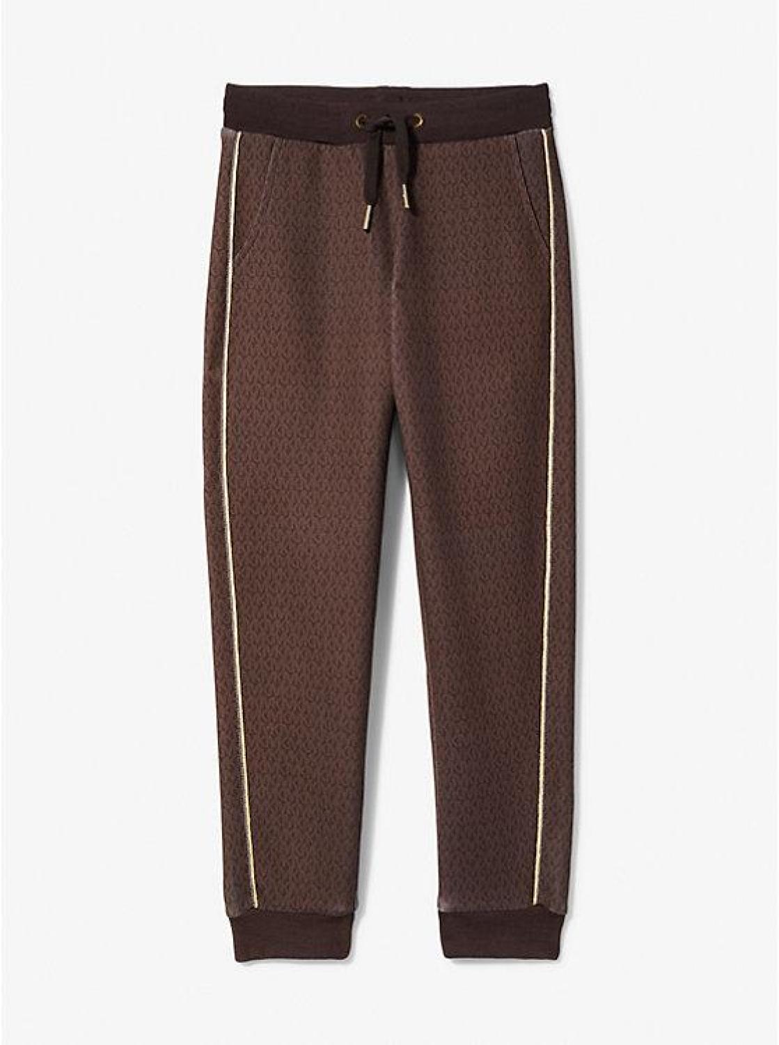 Logo Stretch Viscose Joggers