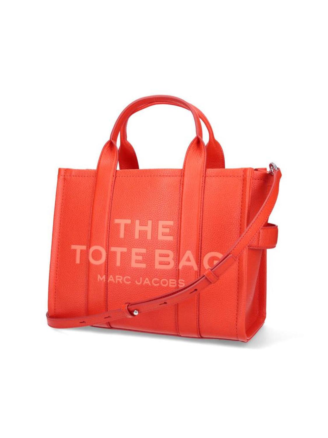 Marc Jacobs Logo Embossed Medium Tote Bag