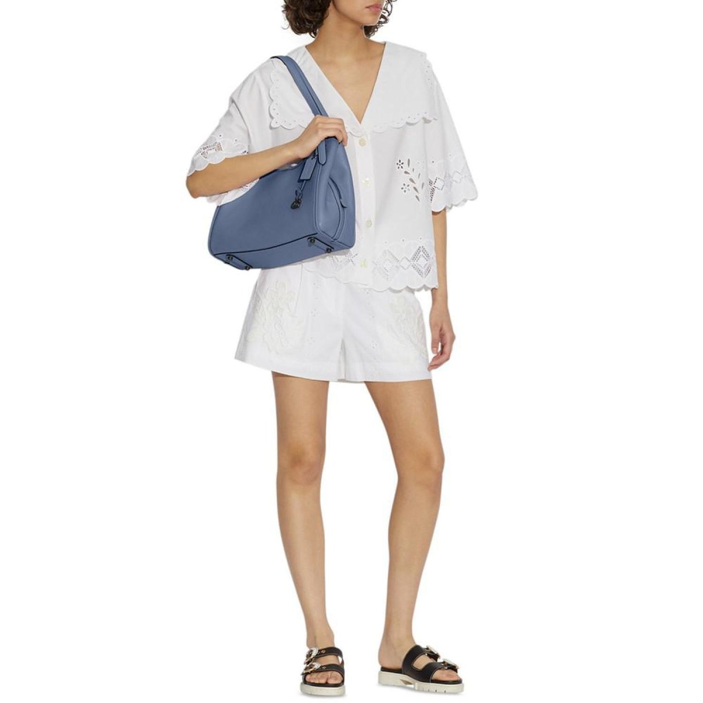 Lori Leather Shoulder Bag