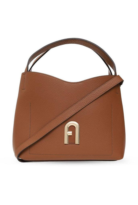 Furla Small Logo-Plaque Tote Bag