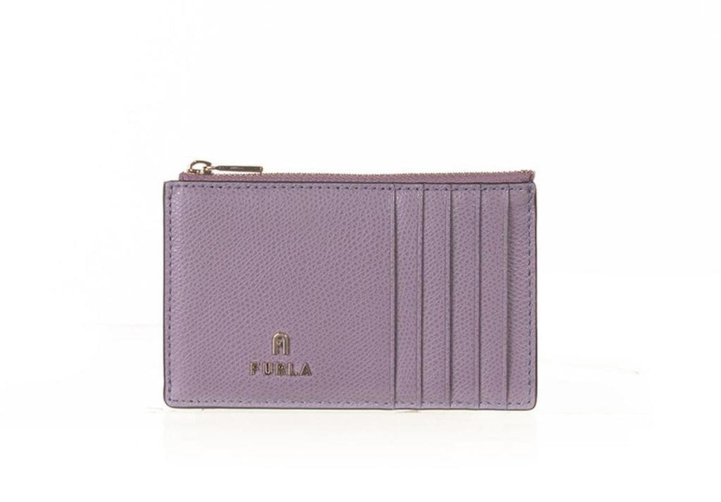 Furla Logo Plaque Zipped Cardholder