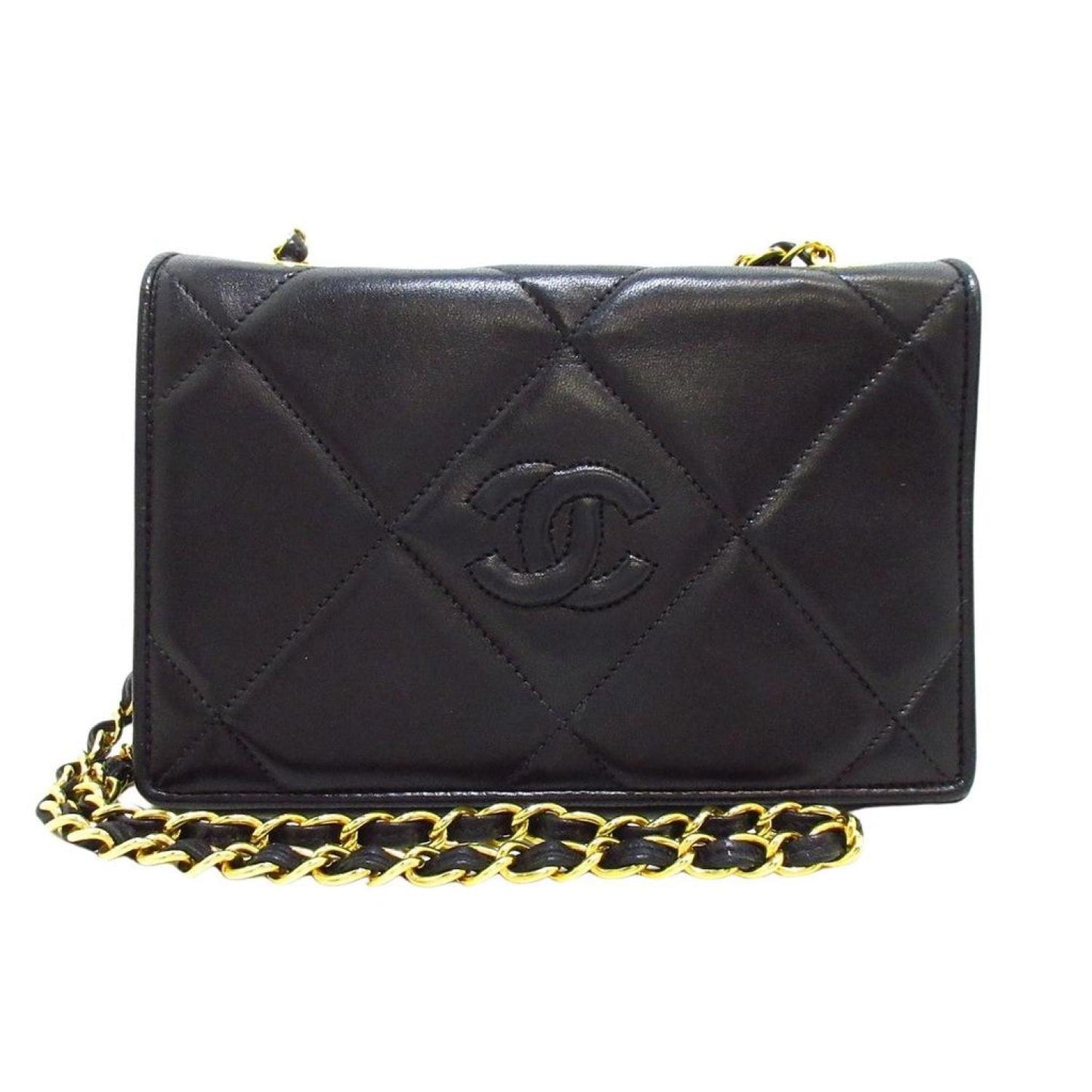 Chanel Single Flap Leather Shoulder Bag (Pre-Owned)
