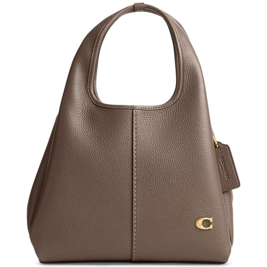 Lana 23 Polished Pebble Leather Medium Shoulder Bag