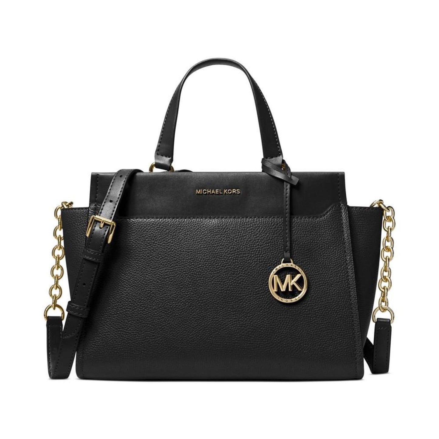 Graham Medium Leather Satchel