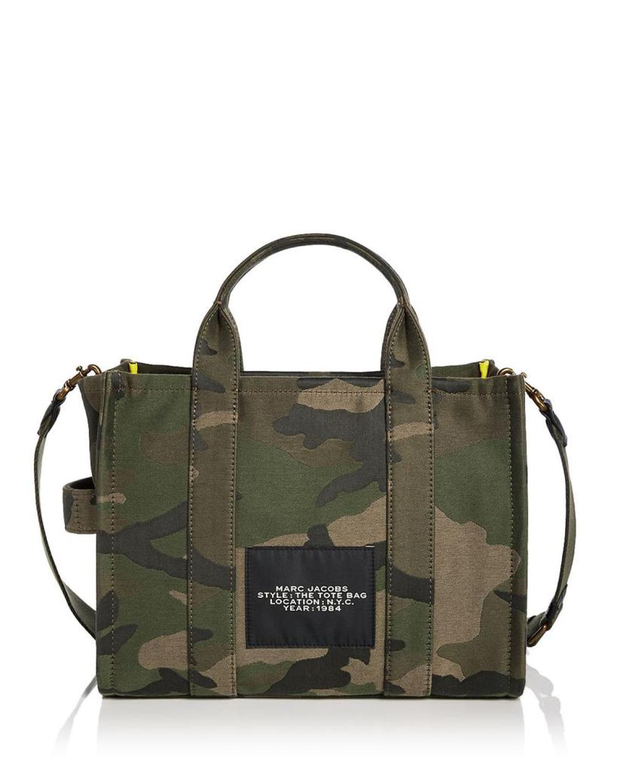 The Camo Jacquard Medium Tote Bag