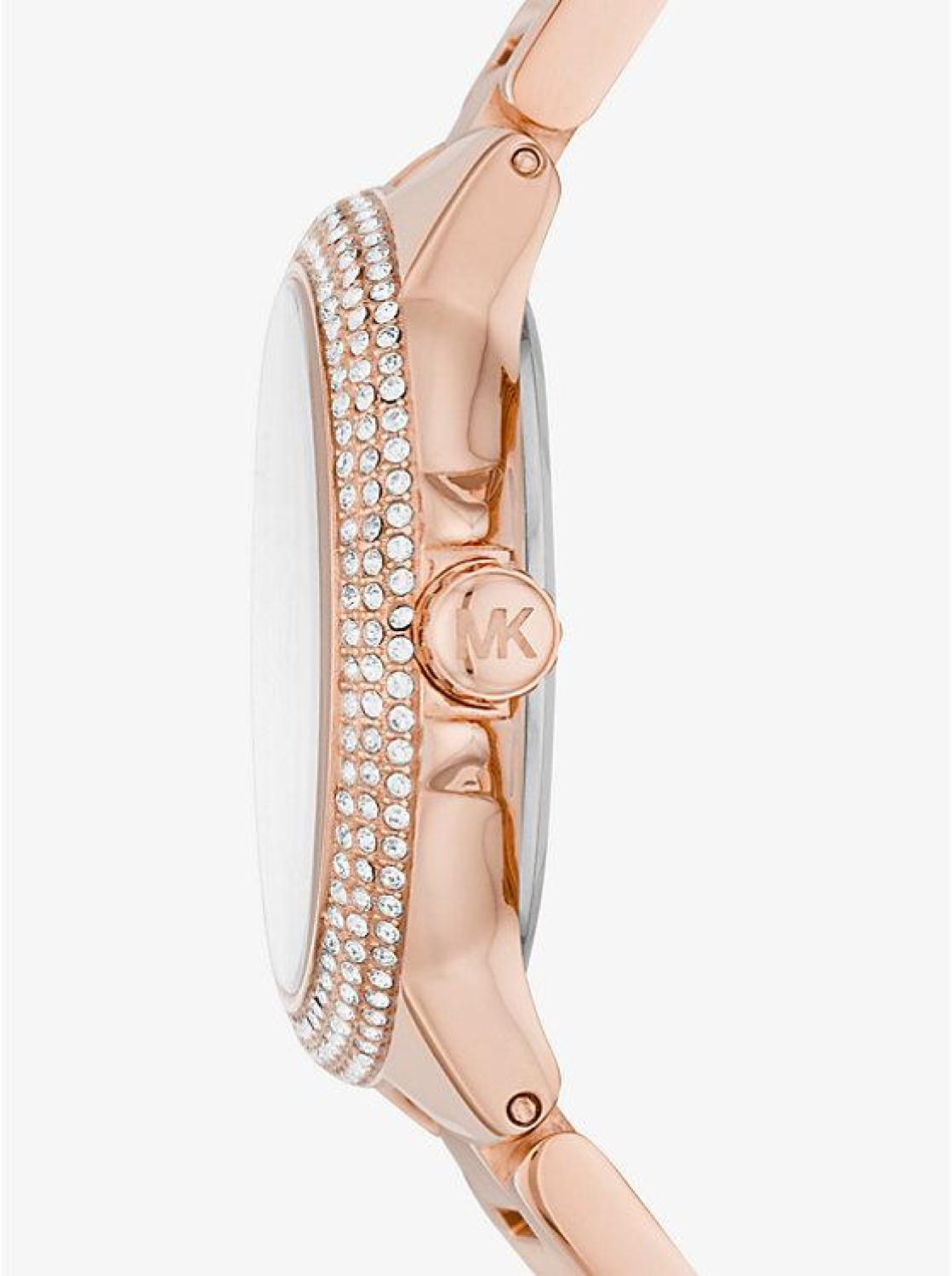 Mini Camille Pavé Rose Gold-Tone Watch