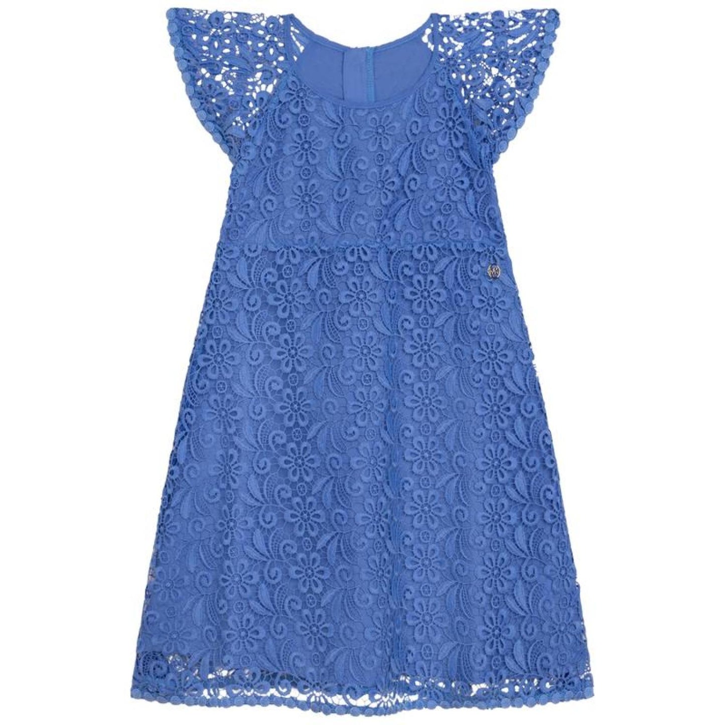 Pale Blue Short Sleeved Dress