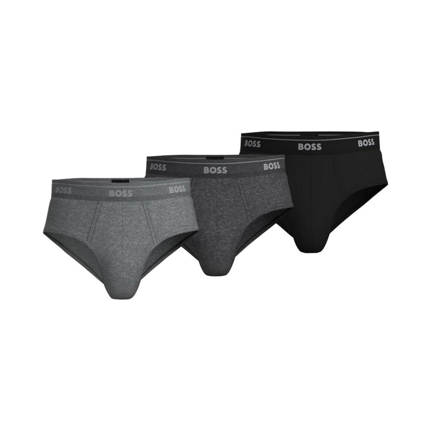 Men's 3-Pk. Classic Assorted Color Solid Briefs