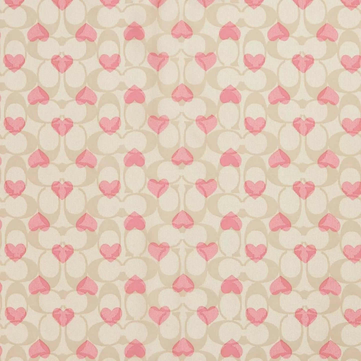 Coach Outlet Signature Heart Print Silk Bandana