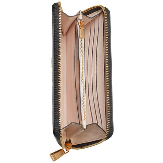 Morgan Saffiano Leather Zip Around Wallet