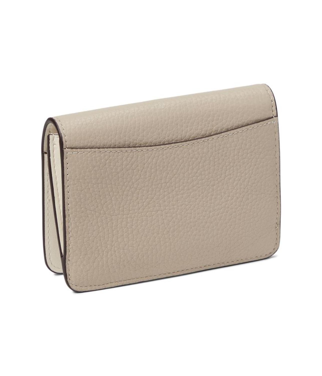 Ava Pebbled Leather Bifold Card Case