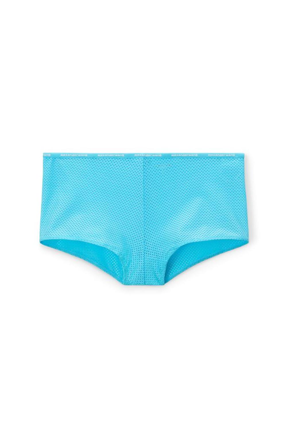 Cropped Tee In Athletic Mesh