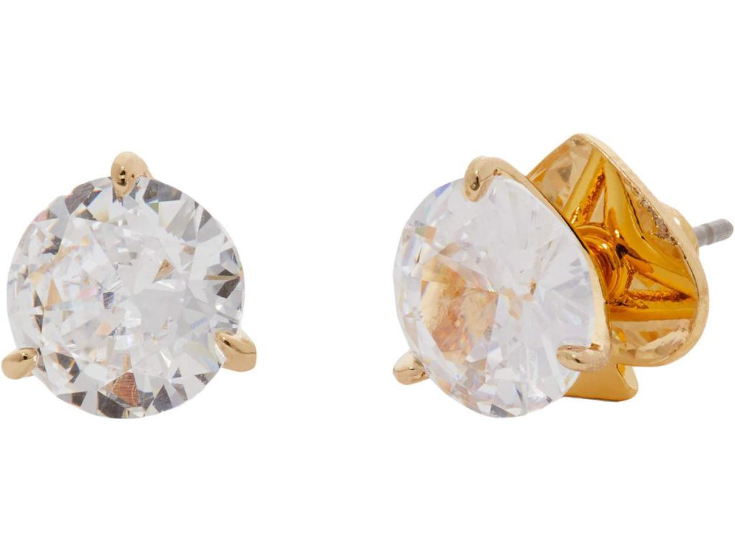 Brilliant Statements Trio Prong Studs Earrings