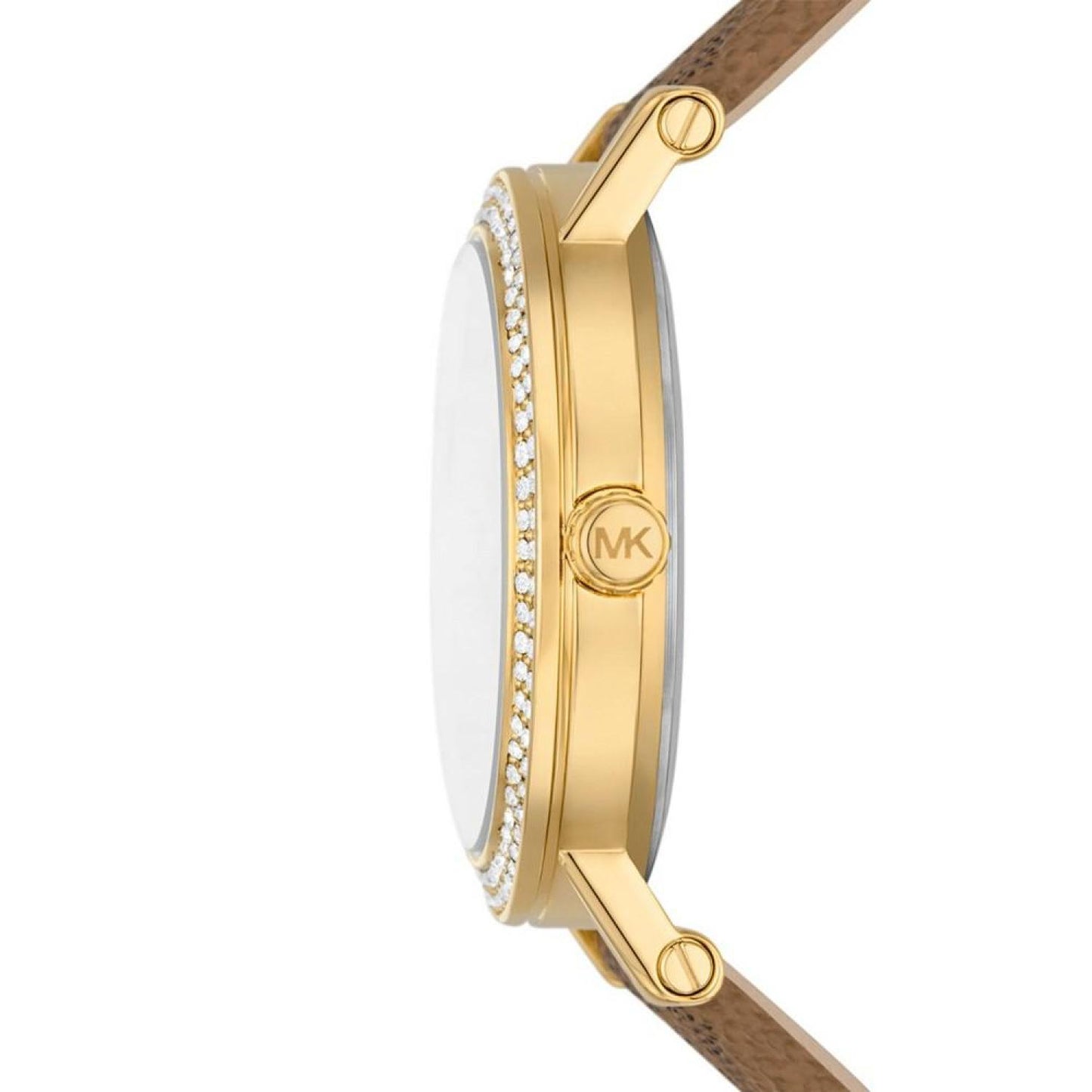 Women's Corey Three-Hand Brown Polyvinyl Chloride Watch 38mm